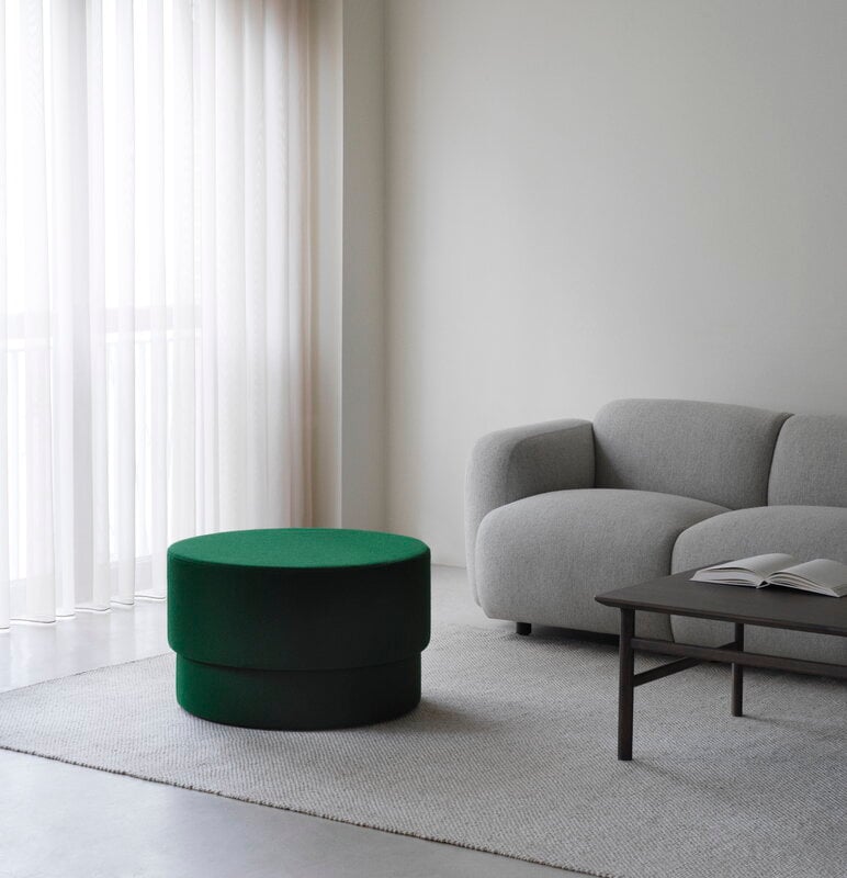 Normann Copenhagen Silo pouf, medium, green, decoration image