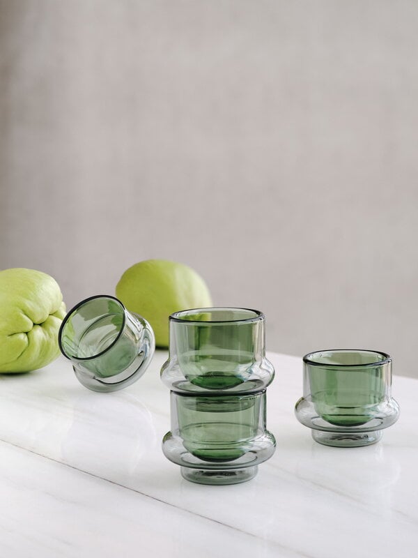 Tom Dixon Bump espresso cup, 4 pcs, green, decoration image