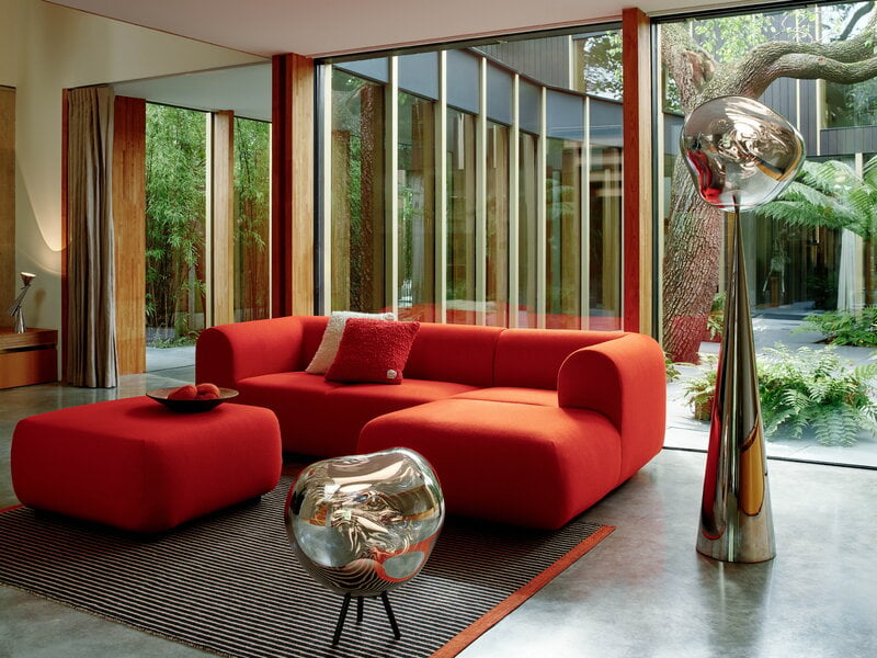 Tom Dixon Bobble cushion, 45 x 45 cm, orange, decoration image