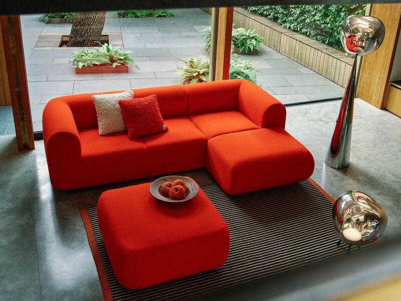 Tom Dixon Bobble cushion, 45 x 45 cm, orange, decoration image