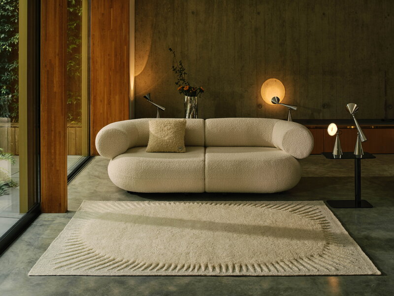 Tom Dixon Bobble cushion, 45 x 45 cm, natural, decoration image