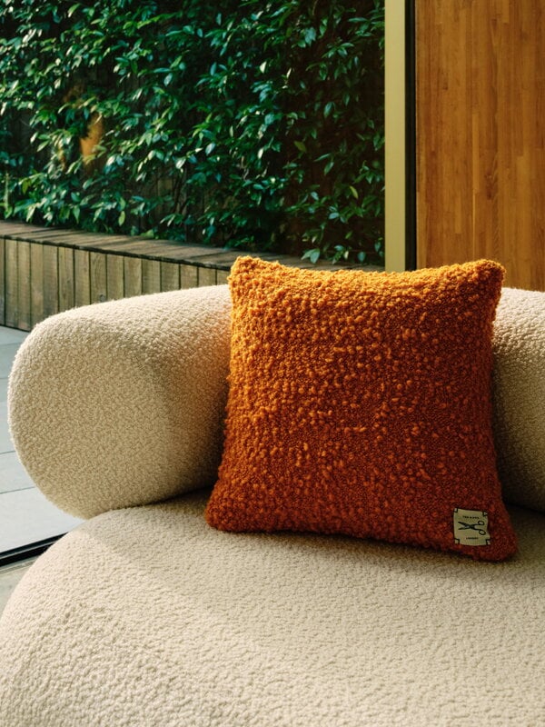Tom Dixon Bobble cushion, 45 x 45 cm, ochre, decoration image