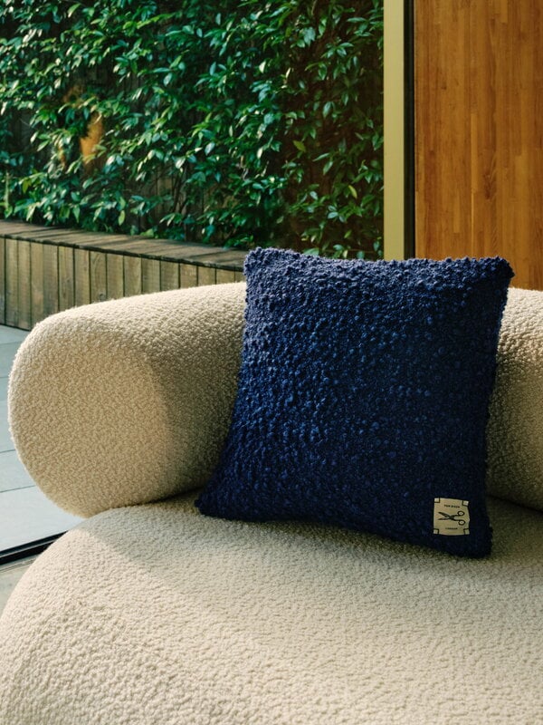 Tom Dixon Bobble cushion, 45 x 45 cm, blue, decoration image