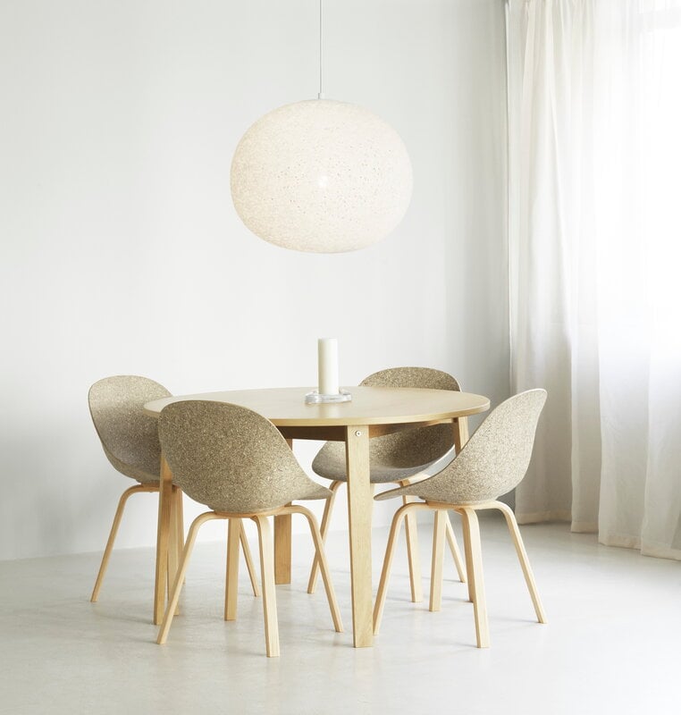 Normann Copenhagen Mat arm chair, beech - hemp, decoration image