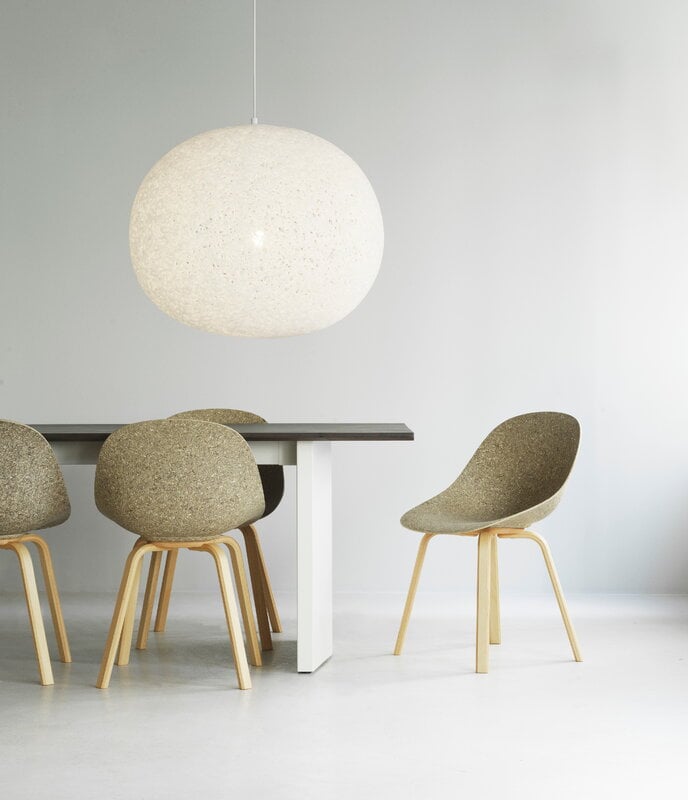 Normann Copenhagen Mat arm chair, beech - hemp, decoration image
