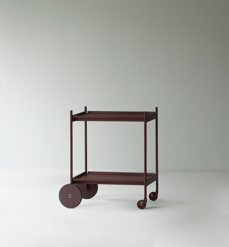 Normann Copenhagen Rul trolley, burgundy, decoration image