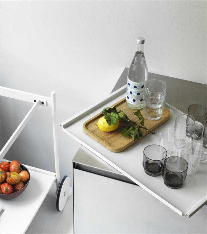 Normann Copenhagen Rul trolley, light grey, decoration image