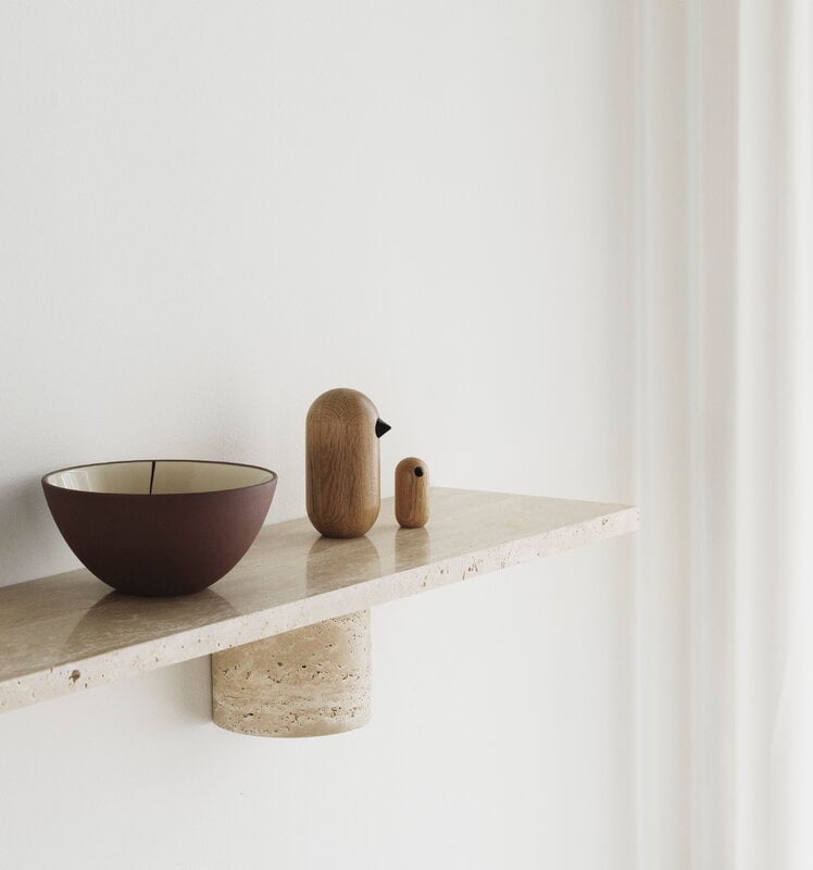 Normann Copenhagen Sten shelf, 120 cm, travertine, decoration image