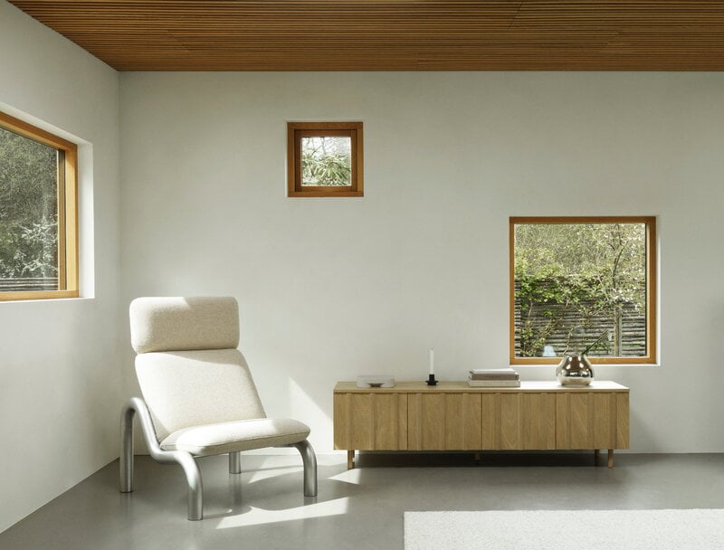 Normann Copenhagen Rib sideboard, low, 175 cm, oak, decoration image