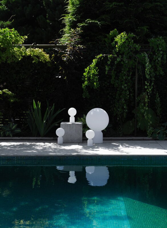 Normann Copenhagen Yo portable table lamp, small, white, decoration image