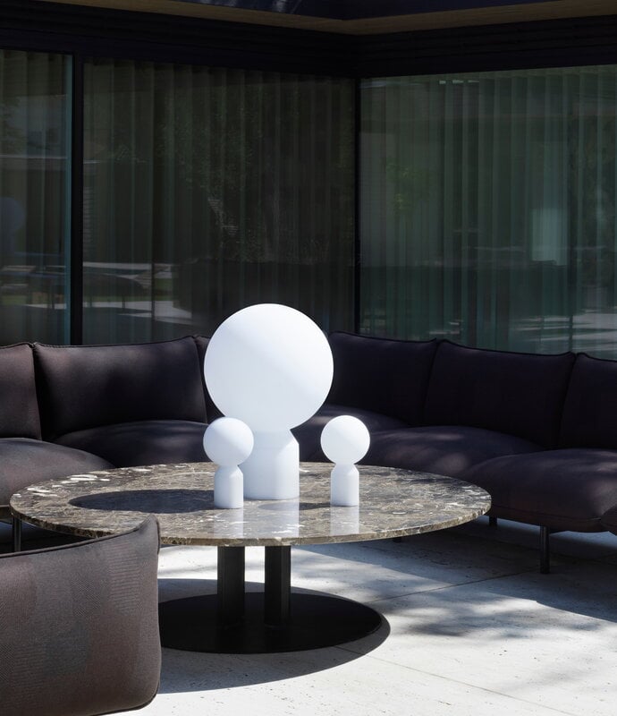 Normann Copenhagen Yo portable table lamp, small, white, decoration image
