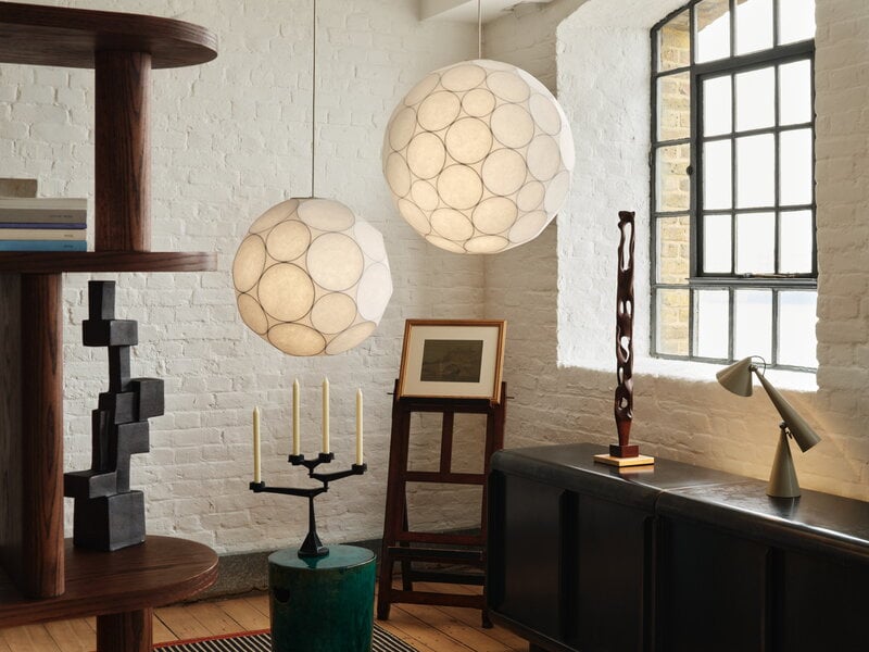 Tom Dixon Soft pendant, 60 cm, white, decoration image