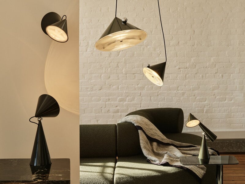 Tom Dixon Pose suspension, 25 cm, kelp, image décorative
