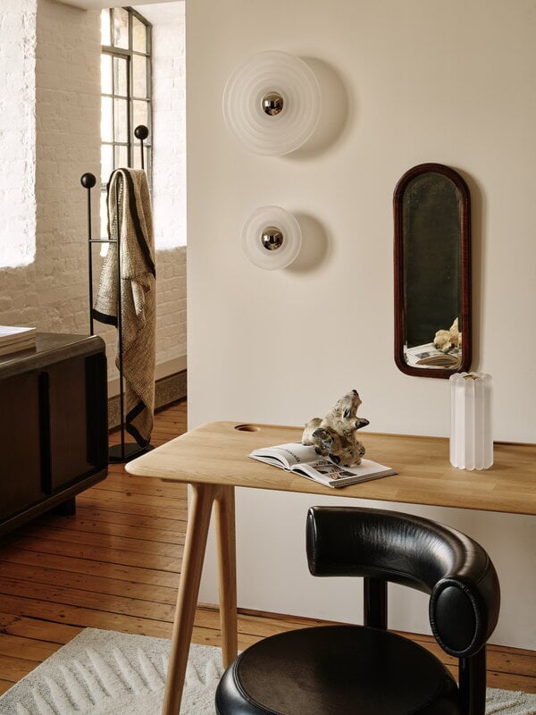 Tom Dixon Press Surface Mini LED applique murale, 2700K, givré, image décorative