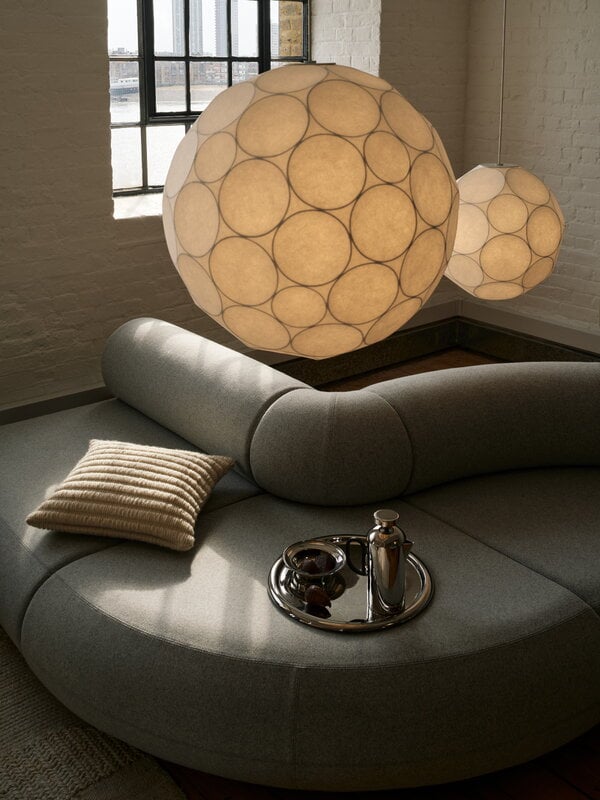 Tom Dixon Soft pendant, 60 cm, white, decoration image