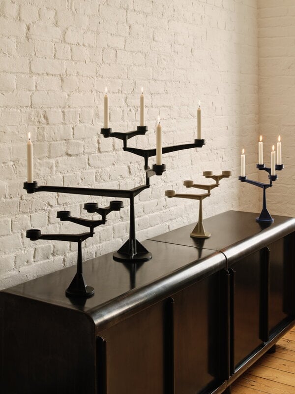 Tom Dixon Spin candelabra, black, decoration image
