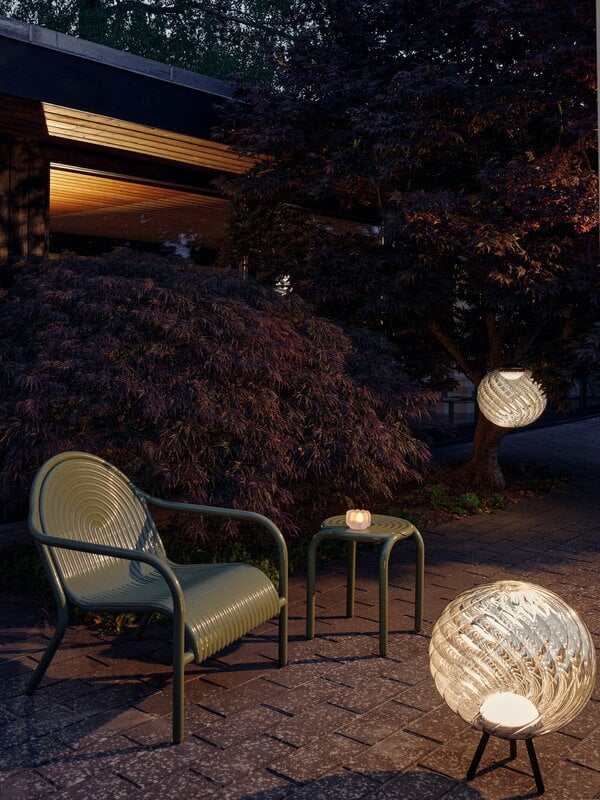 Tom Dixon Groove lounge chair, moss, decoration image