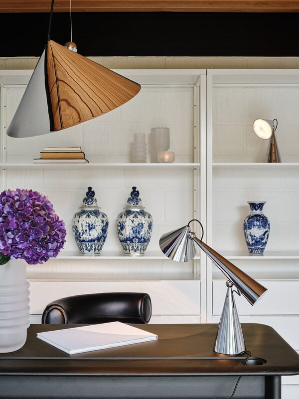Tom Dixon Pose suspension, 43 cm, argent, image décorative