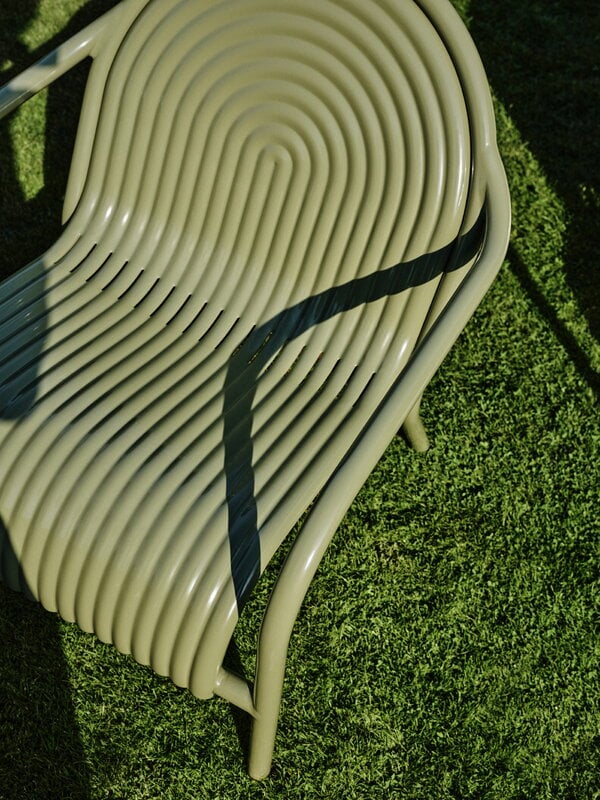 Tom Dixon Groove lounge chair, moss, decoration image