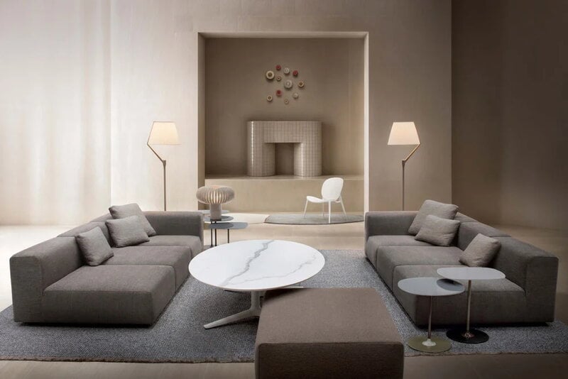 Kartell Angelo Stone floor lamp, champagne, decoration image