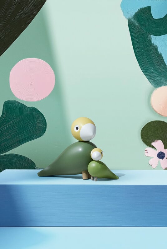 Kay Bojesen Denmark Songbird Liv & Lykke, green, decoration image