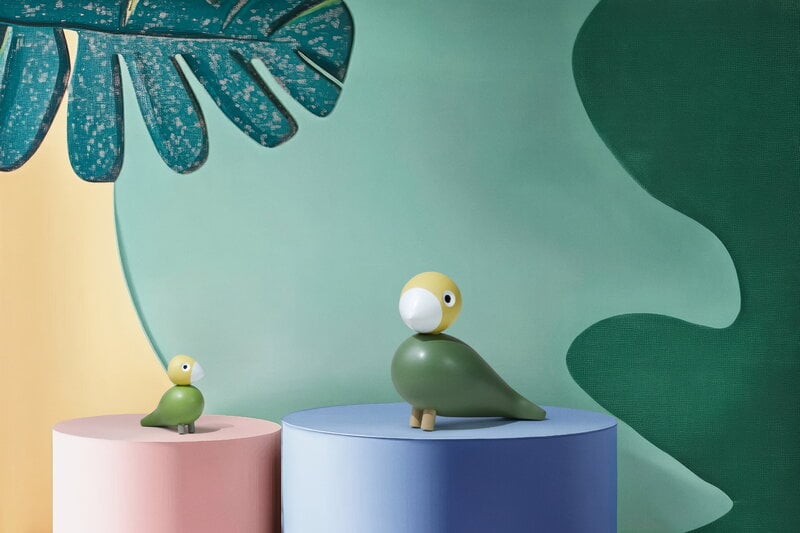 Kay Bojesen Denmark Songbird Liv & Lykke, green, decoration image
