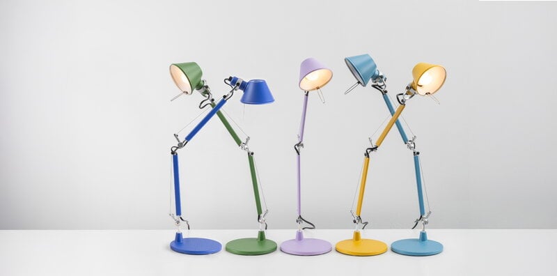 Artemide Tolomeo Micro lampada da tavolo, verde, immagine decorativa
