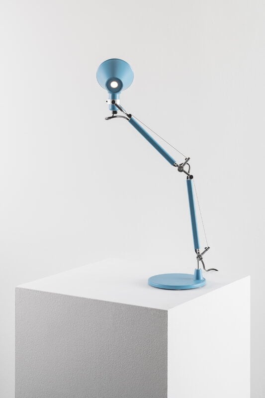 Artemide Tolomeo Micro table lamp, light blue | Finnish Design Shop
