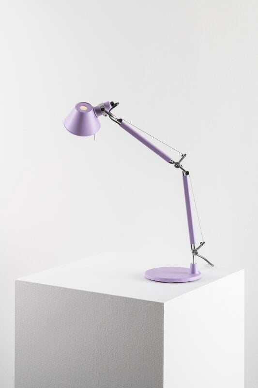 Artemide Tolomeo Micro table lamp, lavender, decoration image