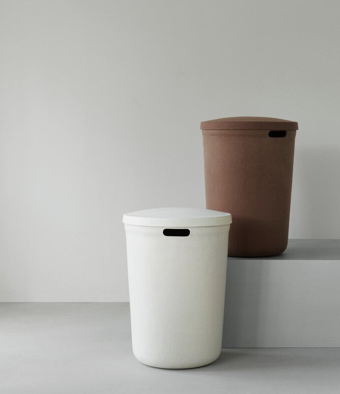 Normann Copenhagen Hide laundry basket, brown, decoration image