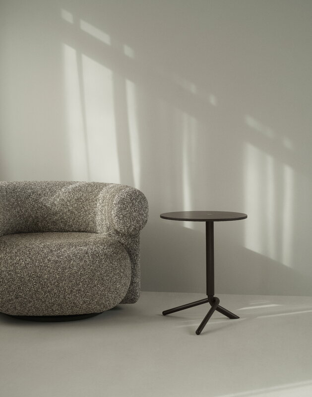 Normann Copenhagen Lift side table, dark brown, decoration image