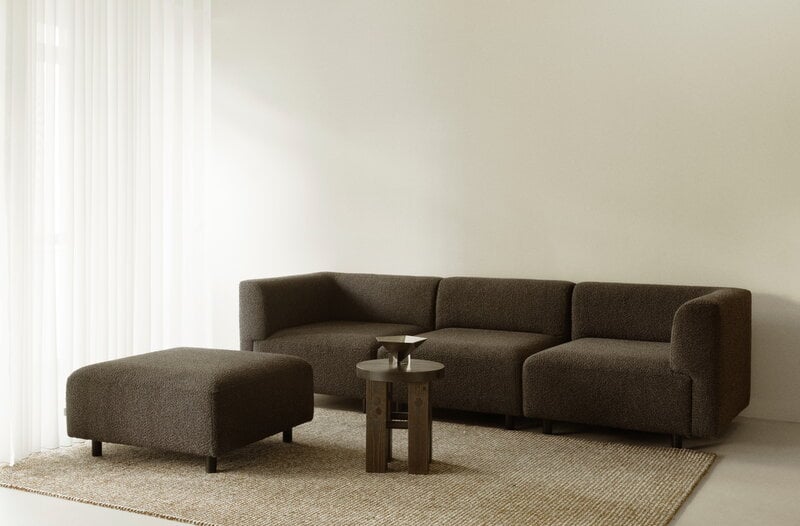 Normann Copenhagen Flick rug, 200 x 300 cm, off-white - brown, decoration image