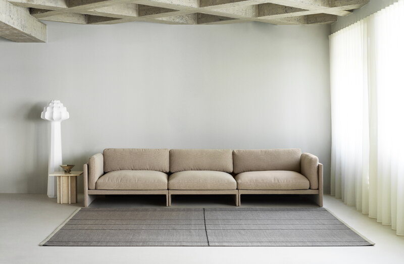 Normann Copenhagen Seam Teppich, 200 x 300 cm, Grautöne, dekorationsbild