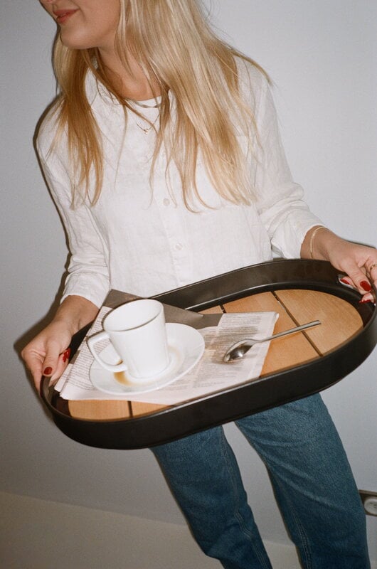 Rosendahl Carry Me tray, 50 x 35 cm, black, decoration image