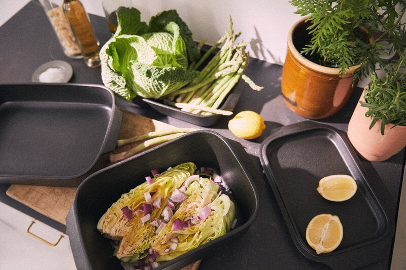 Rosendahl Cook with Love ovenproof dish, 34 x 21,5 cm, grey, decoration image