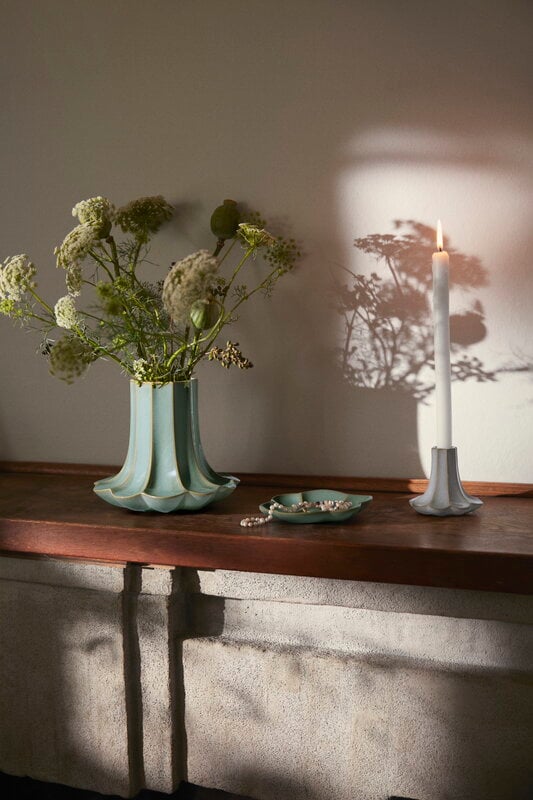 Kähler Vaso Kantarel, 20,5 cm, verde, immagine decorativa