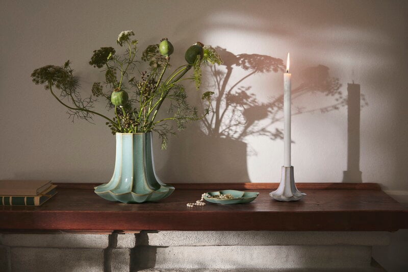 Kähler Vaso Kantarel, 20,5 cm, verde, immagine decorativa