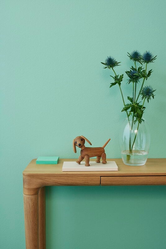 Spring Copenhagen Amigo figura pequeña de perro salchicha, imagen de decoración