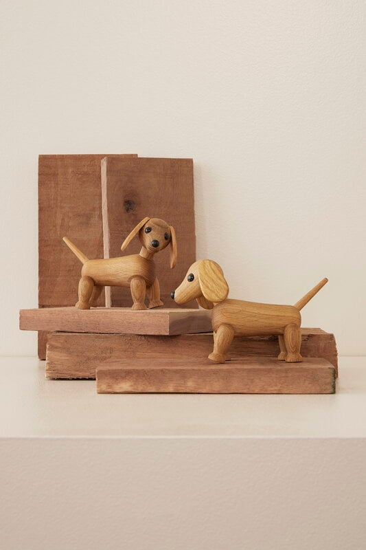 Spring Copenhagen Amigo figura pequeña de perro salchicha, imagen de decoración
