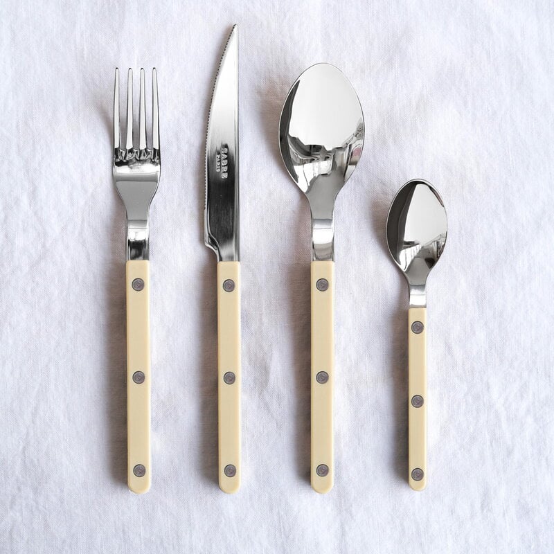 Sabre Paris Bistrot Solid tea spoon, ivory, decoration image