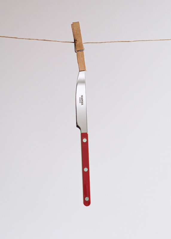 Sabre Paris Bistrot Solid dinner knife, burgundy, decoration image