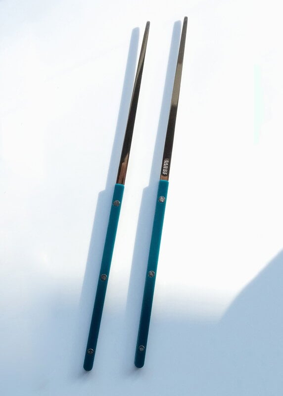 Sabre Paris Bistrot Solid pair of chopstick, aquamarine, decoration image