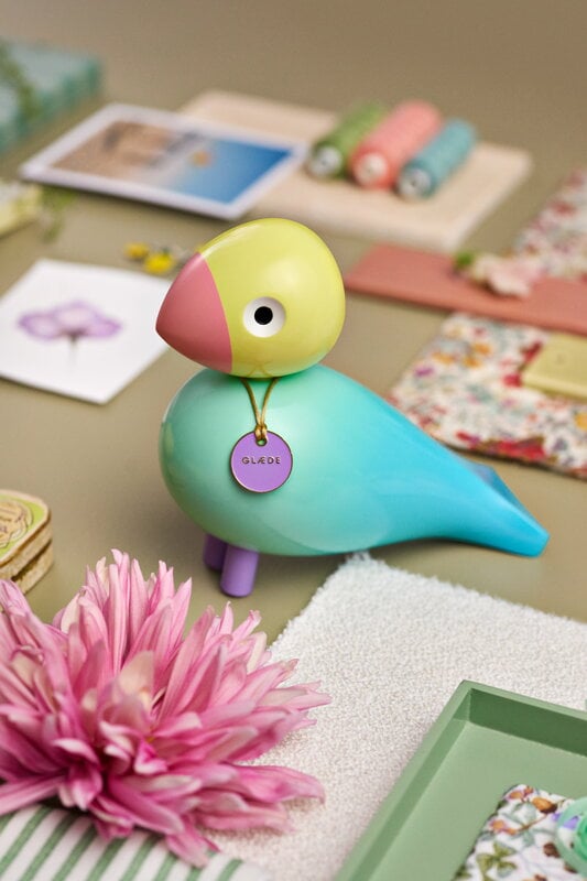 Kay Bojesen Denmark Story Bird Joy, aqua, decoration image