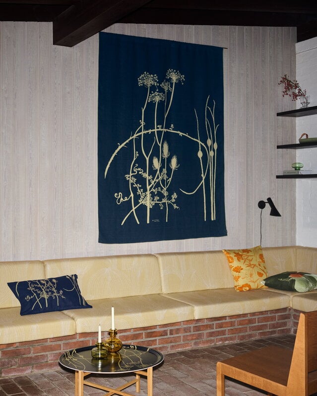 Marimekko Puteli candle holder, green umbra, decoration image