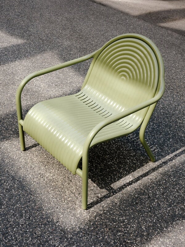 Tom Dixon Groove lounge chair, moss, decoration image