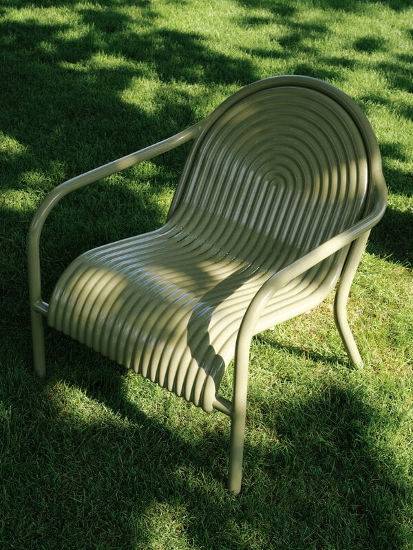 Tom Dixon Groove lounge chair, moss, decoration image