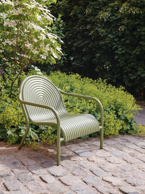 Tom Dixon Groove lounge chair, moss, decoration image