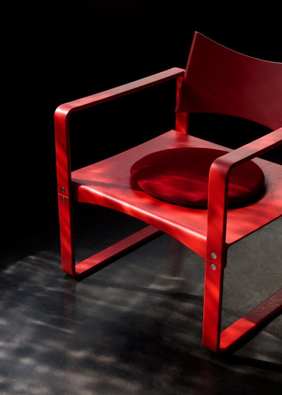 Verpan Coussin de fauteuil Series 270 F, Hallingdal rouge 65 0657, image décorative
