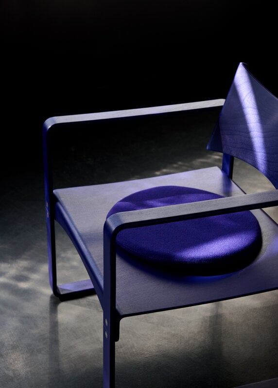 Verpan Coussin de fauteuil Series 270 F, bleu Hallingdal 65 0763, image décorative