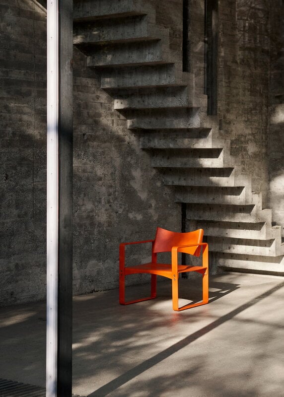 Verpan Series 270 F Sessel, orange-rot, dekorationsbild